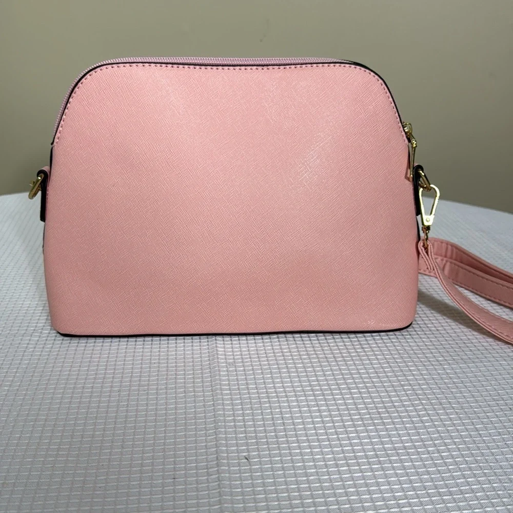 Elegant Pink Crossbody Bag Elim & Paul NWOT